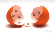 hatched shell with countdown hash-marks