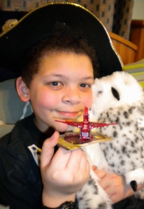 pirate with owl