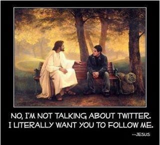 follow Jesus Twitter