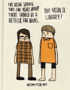 Netflix vs. Library