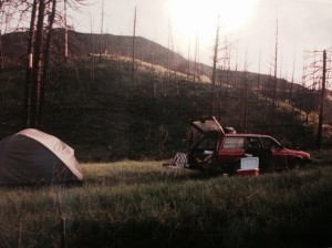 Subaru Sawtooth camping