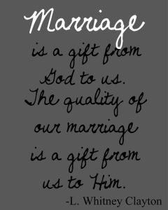 marriage is a gift from God