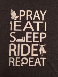 pray eat sleep ride repeat