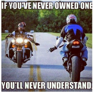 biker wave if you've never owned one you'll never understand