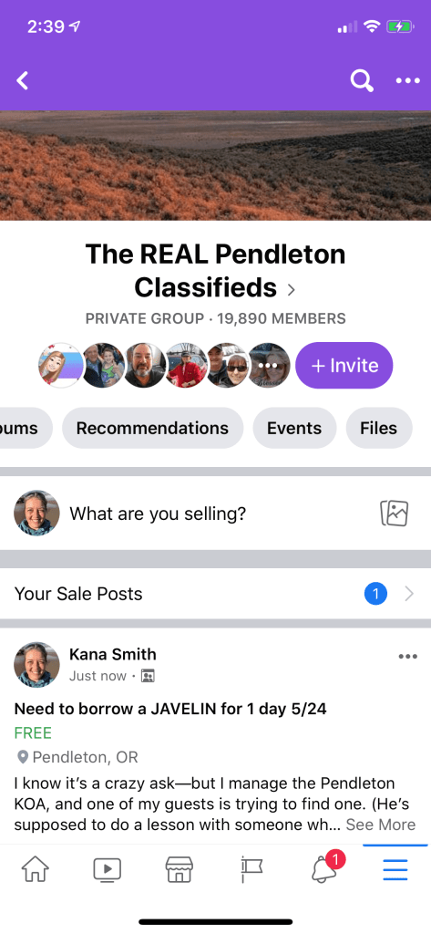 Facebook classifieds local listings