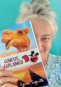 Kana Smith holding one of her books