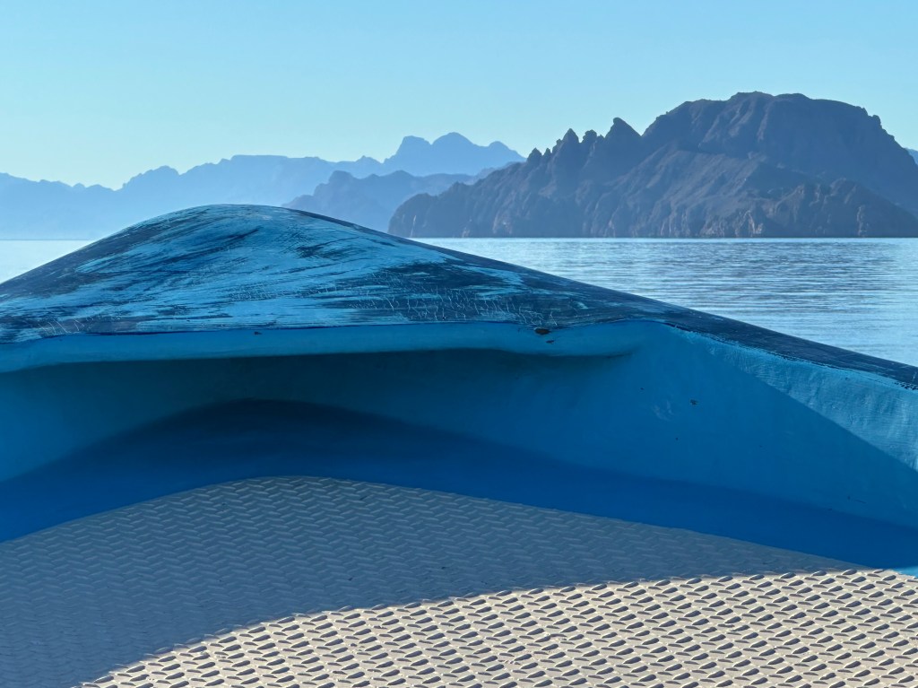 bow of a "panga" boat in Mexico
