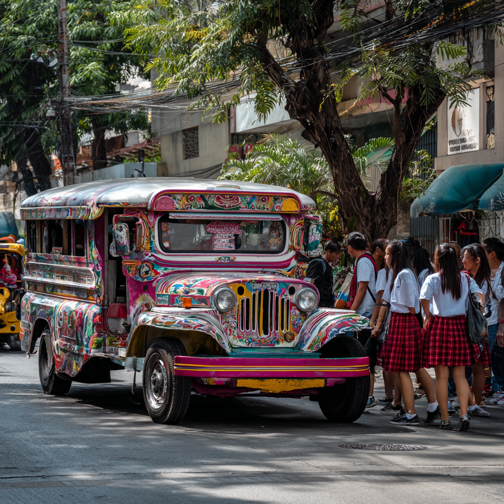 Filipino "Jeepney" (AI generated photo)